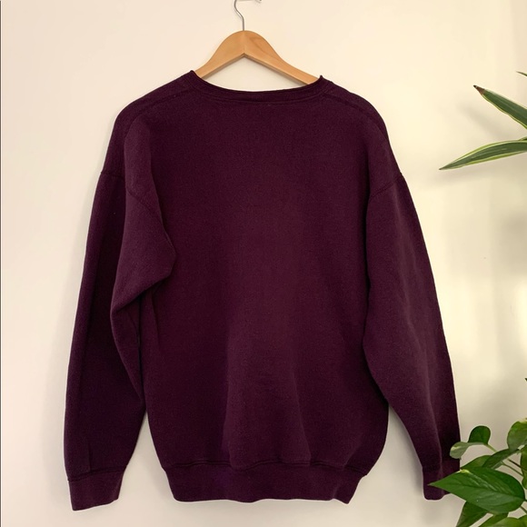 Vintage Dark Purple Cozy Quarter Button-Up - Picture 6 of 7